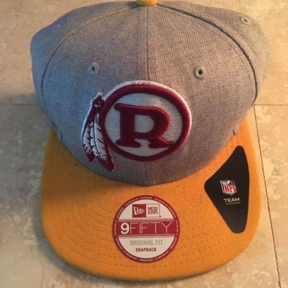 Redskins Fitted Hat Autographed by #84 Gary Clark